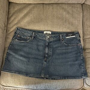 Abercrombie & Fitch Blue Denim Mini Skirt